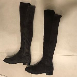 Stuart Weitzman Gray 5050 Over the Knee Boots